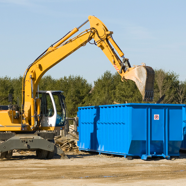 are there any restrictions on where a residential dumpster can be placed in Pikeville North Carolina